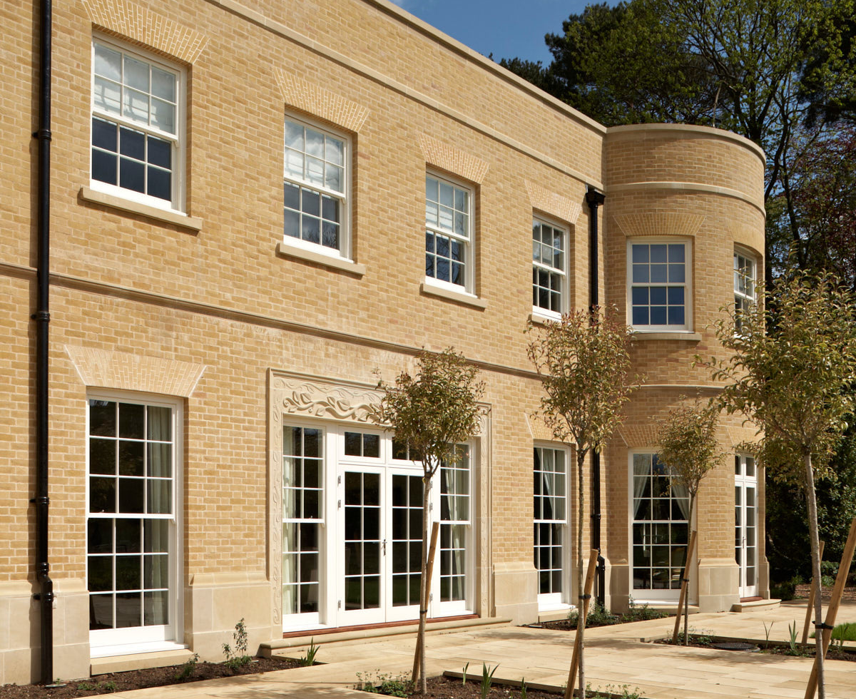 75mm london buff yellow brick by heritage brick company