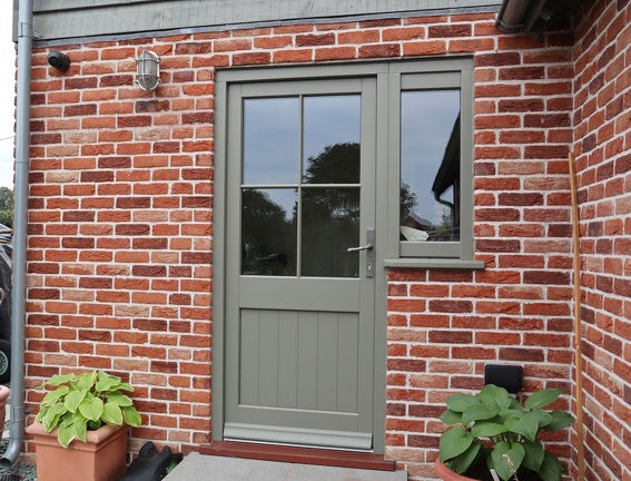 New metric rustic brick built extension in london