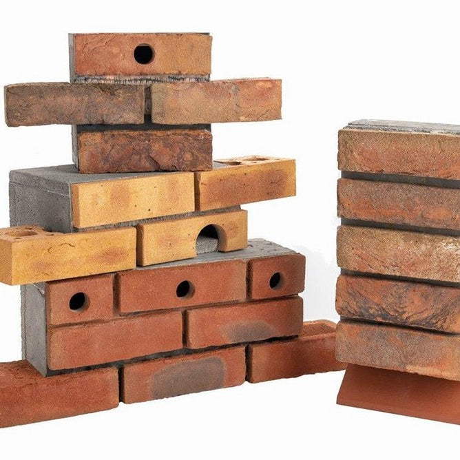 Our special wildlife-friendly bricks are an easy, low-impact way to support biodiversity on your project. Our brick bat boxes, bee bricks and other wildlife bricks are a great way to seamlessly make your project more environmentally-friendly