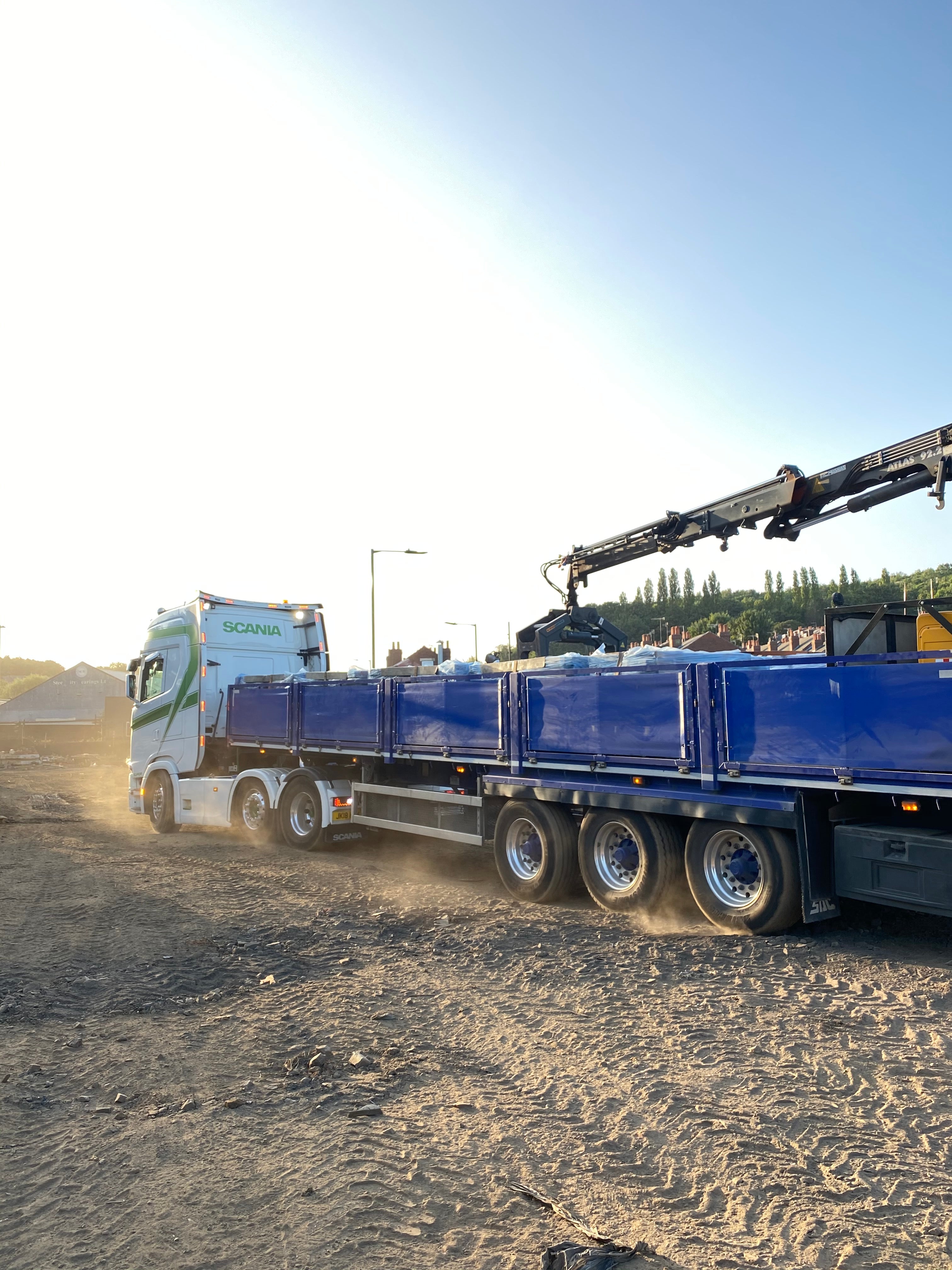 nationwide brick hiab delivery service by heritage brick company