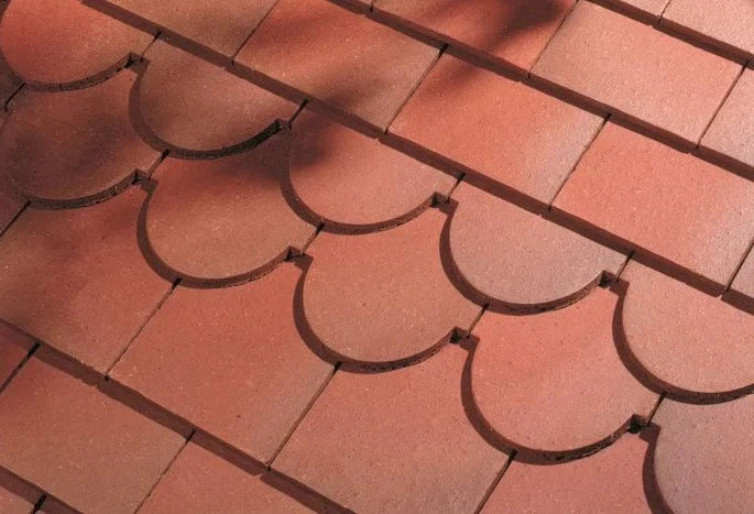 smooth face machine made rosemary roof tiles