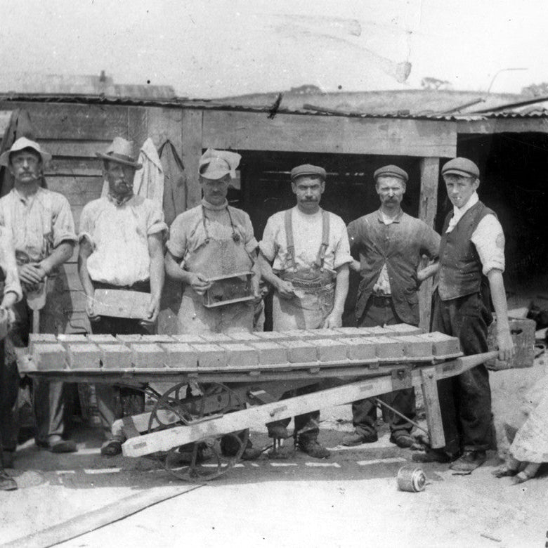 traditional brick making by Heritage brick company