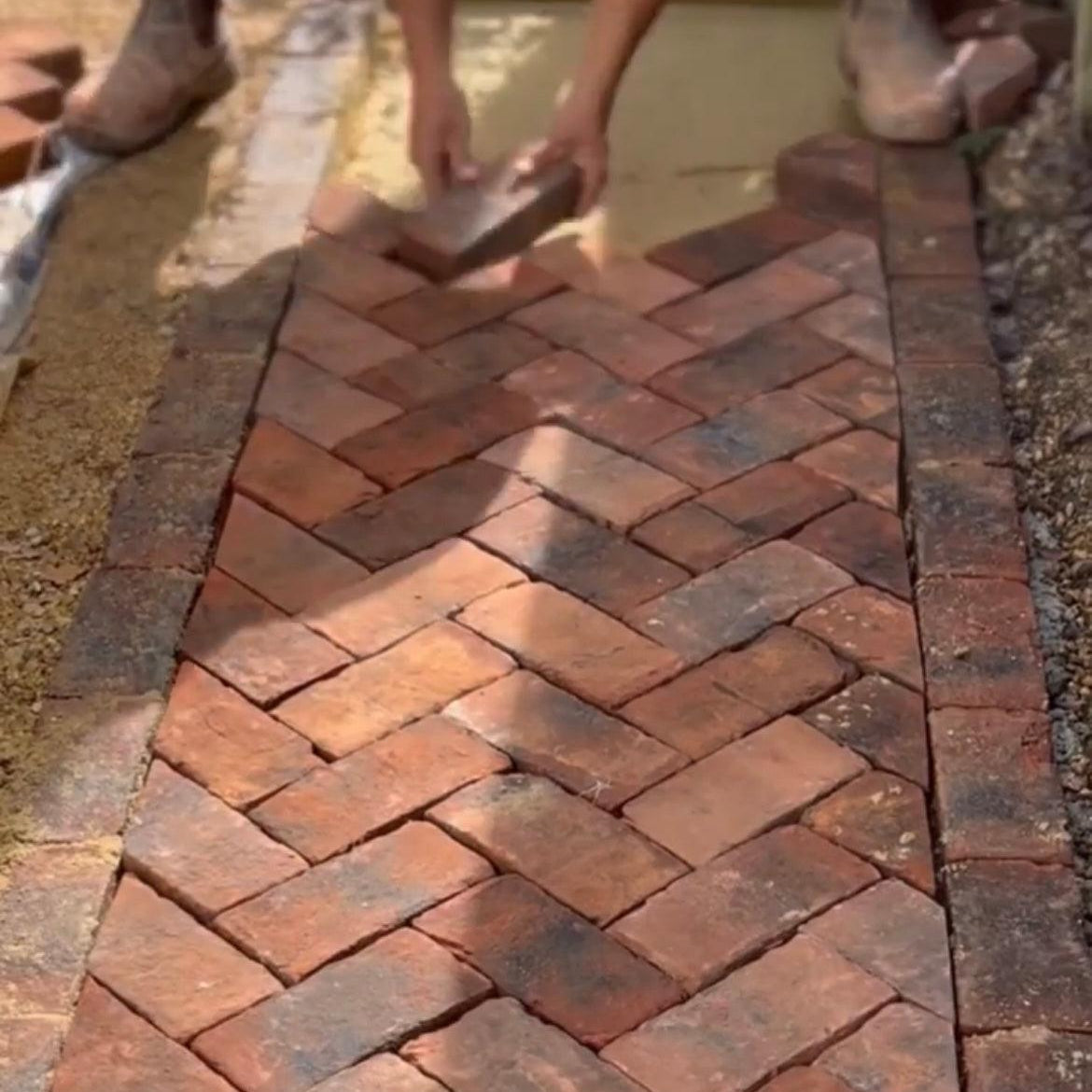 Handmade Clay Paving Brick - Type 3 - Reclaimed Brick Company