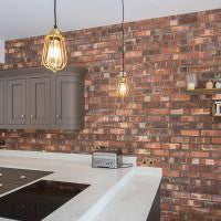 Industrial Blend Brick Tile - Reclaimed Brick Company