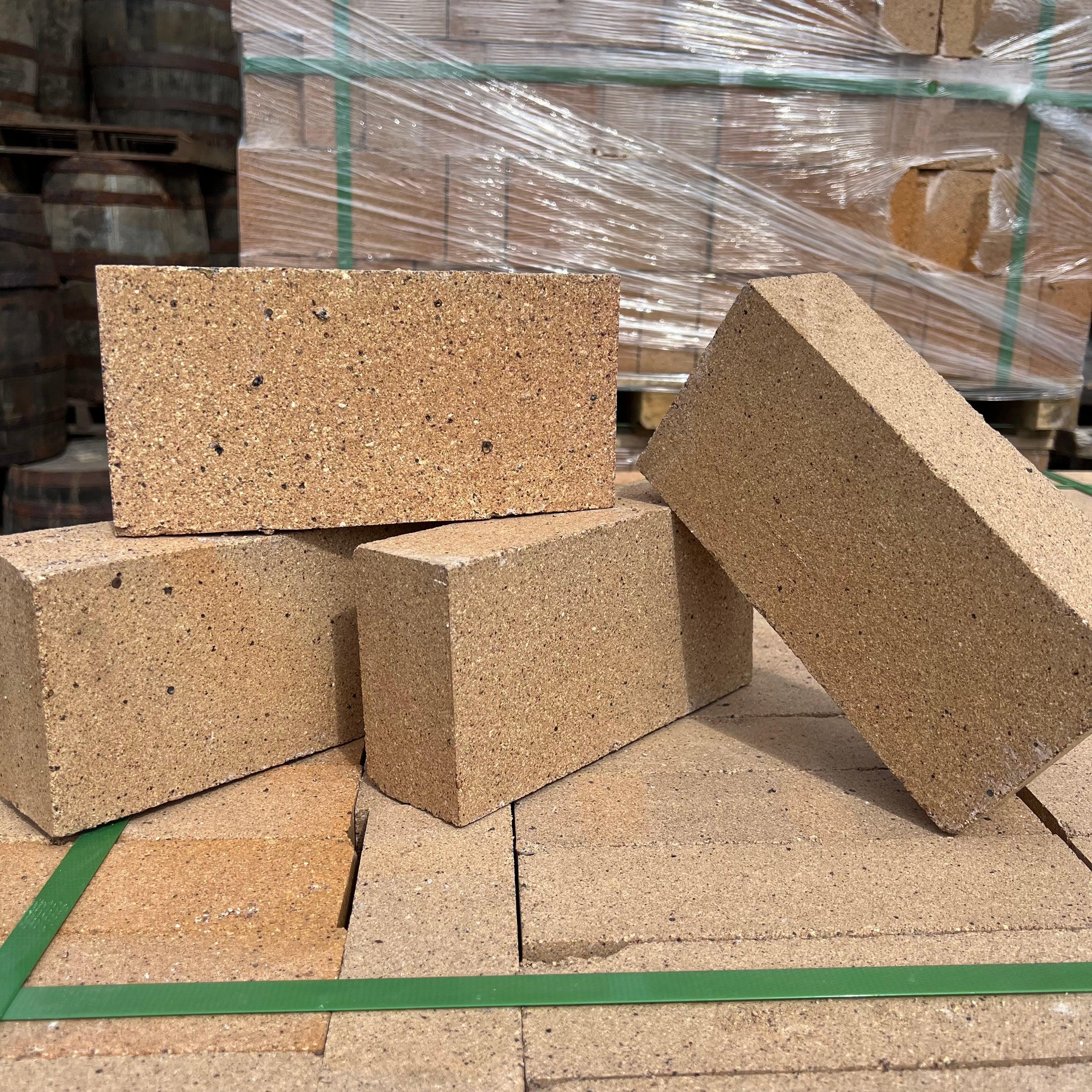 Brand New - 65mm Refractory Fire Bricks - Ideal for furnaces & pizza ovens - Reclaimed Brick Company