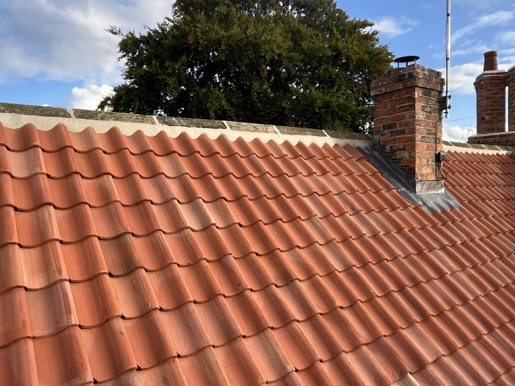 heritage handmade natural clay pantile roof
